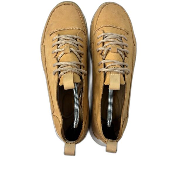 Mens Clarks Trigenic Tri Spark Lace Up Casual Shoes Tan/White Size 11.5 M - Picture 2 of 10